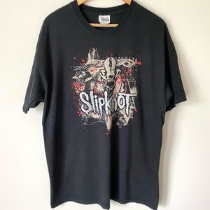 Vintage Y2K Slipknot Graphic Band Tee Shirt